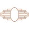 Ekena Millwork Elizabeth Wood Fretwork Prcd Ceiling Medallion, Cherry, 26"W x 13"H x 7 1/8"IW x 12 3/8"IH x 1/4"T CMWP26X13X0250EBCH - alternate 5